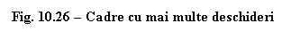 Text Box: Fig. 10.26  Cadre cu mai multe deschideri